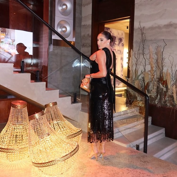 ZARA SEQUIN LONG SKIRT ZW COLLECTION - Picture 8 of 17